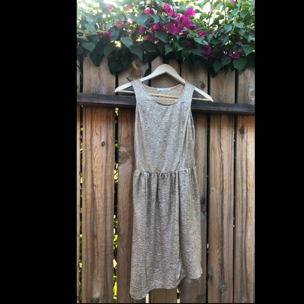 Gold dress